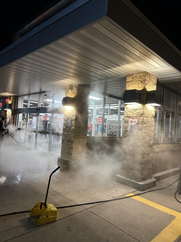 power washing steam cleaning